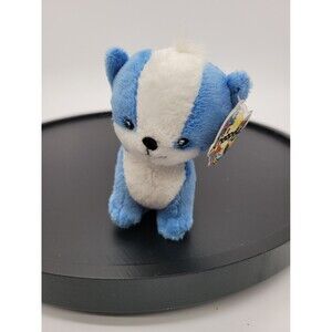 Neopets Blue Doglefox PetPet Plushie Plush 4” 2005 Limited TOO With Tag